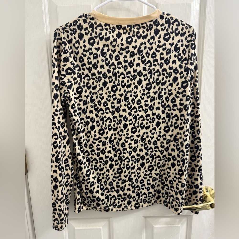 Long sleeve leopard print t-shirt - Picture 5 of 5